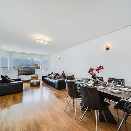 Spacious Panoramic Penthouse In By Guestlee Apartman Montreux